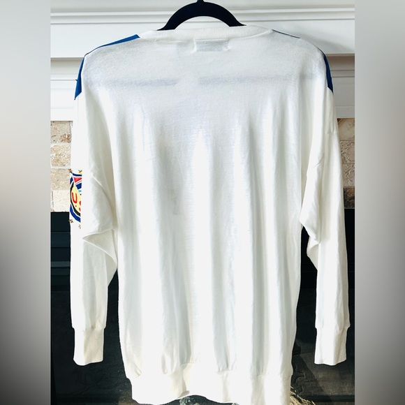 1987 Vintage Appliquéd Bonnie Boerer & Co. America Freedom #1 Yacht Top LARGE - Picture 4 of 13